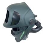 Flip-up shell with hard hat w/o ADF (air-fed) (Nordic Pine)