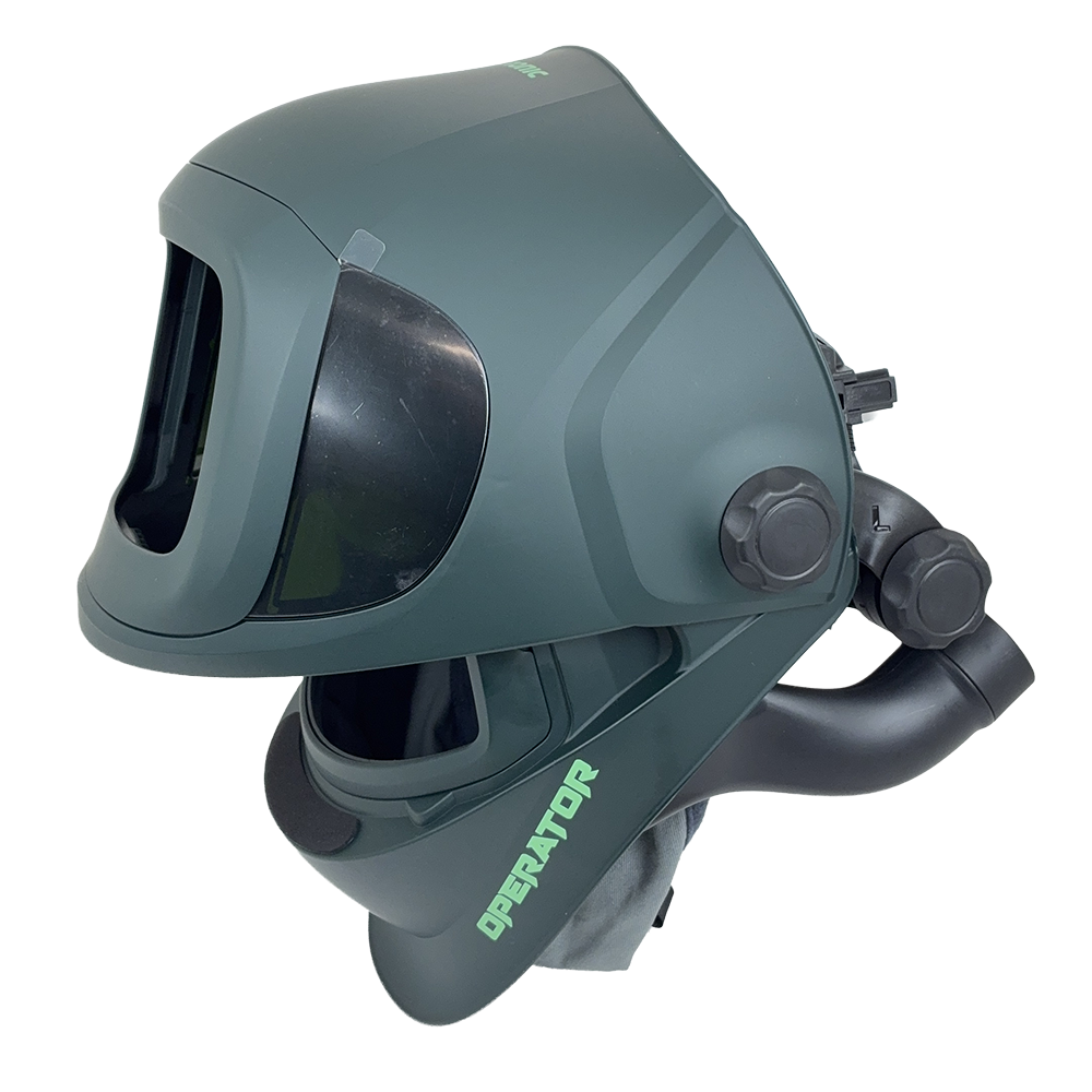 Flip-up shell with hard hat w/o ADF (air-fed) (Nordic Pine)